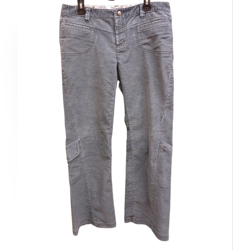Athleta Blue Corduroy Dipper Cargo Pants Size 12